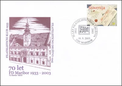 70 LET FILATELISTIČNEGA DRUŠTVA 1933 - 2003